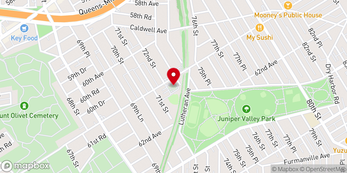 Map showing location of Our Lady of Hope Roman Catholic Church
