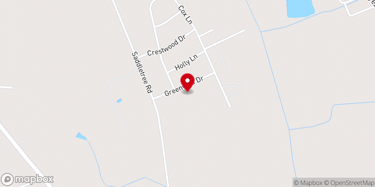 Map showing location of Liberty Holiness Church