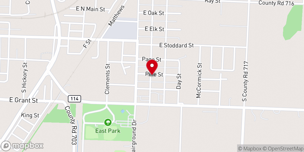 Map showing location of CALVARY BAPTIST CHURCH SBC
