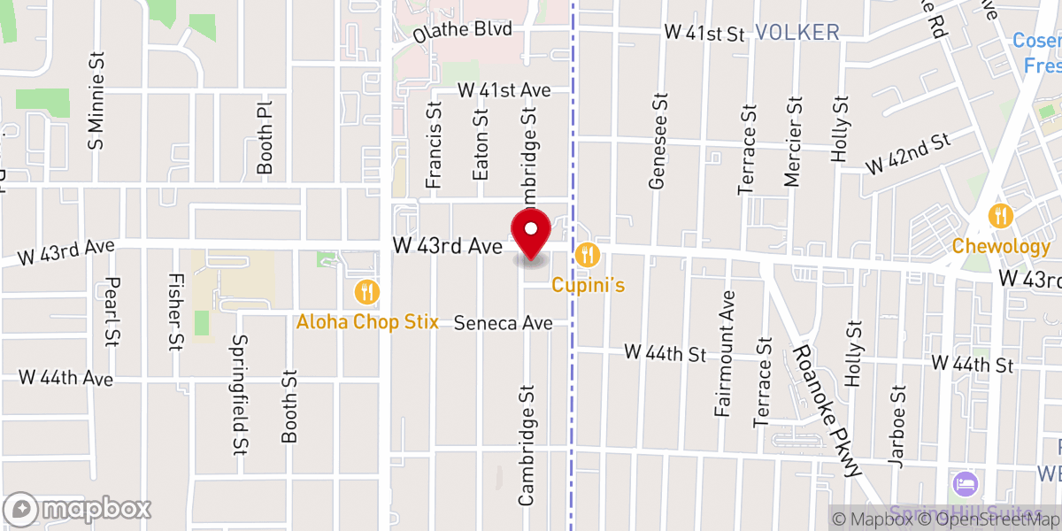 Map showing location of The Door Christian Fellowship Church