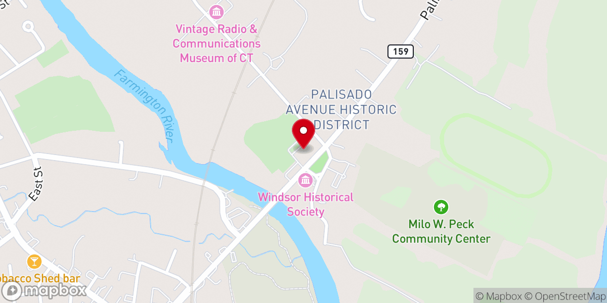 Map showing location of First Church Early Learning Center