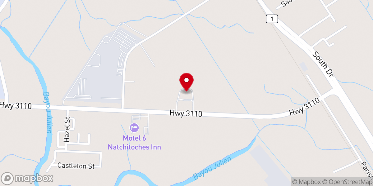 Map showing location of Oasis of Love Fellowship