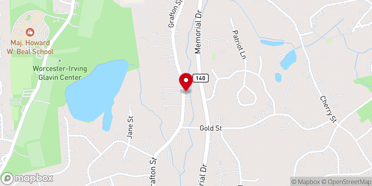 Map showing location of Knights of Columbus
