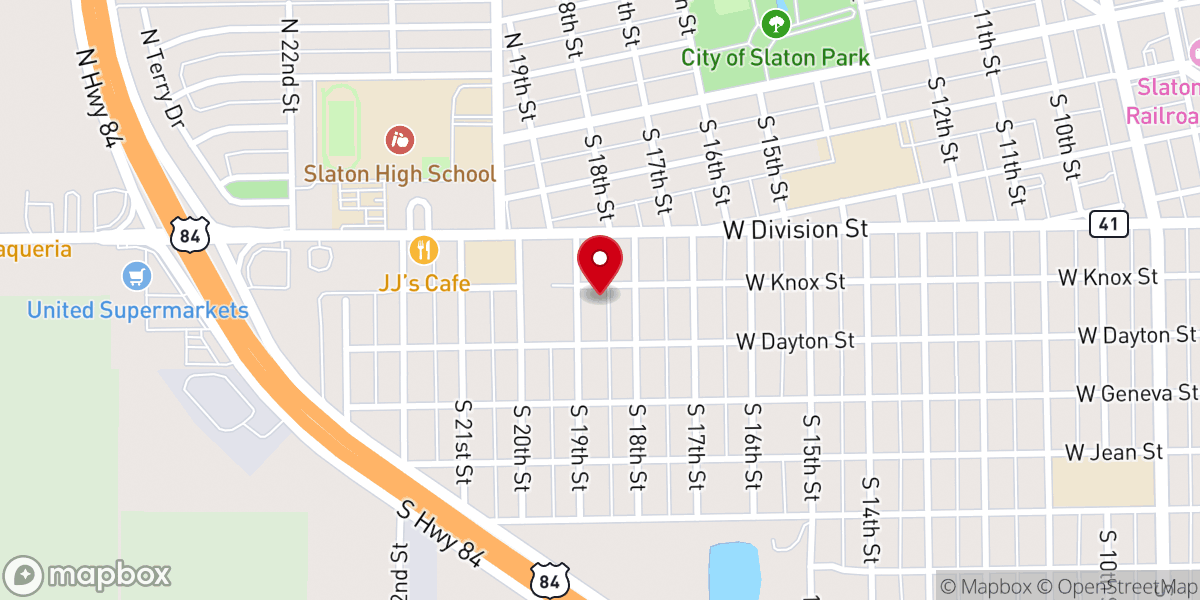 Map showing location of Trinity Evangelical Methodist