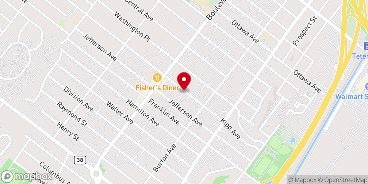 Map showing location of NJ Woori Church Inc