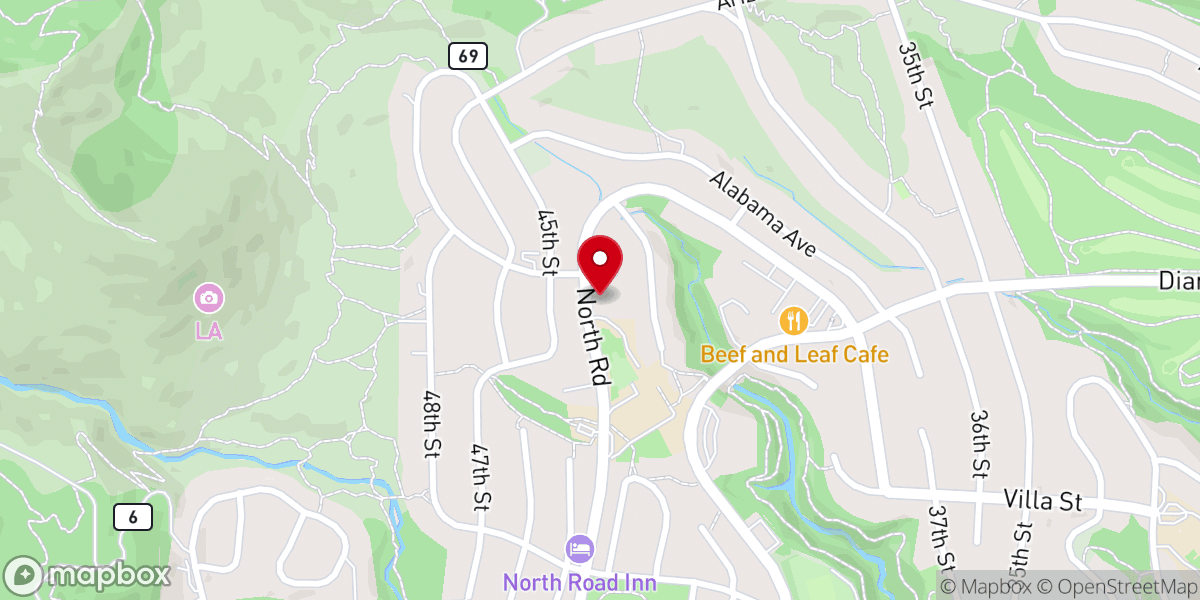 Map showing location of Self Help Inc