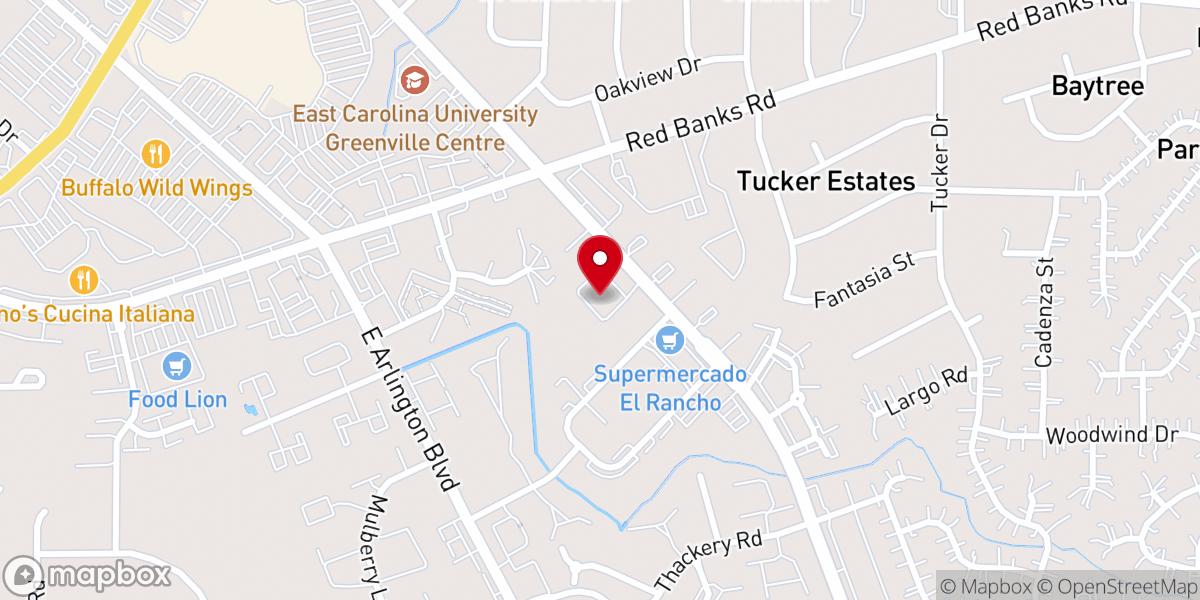 Map showing location of First FWB Church
