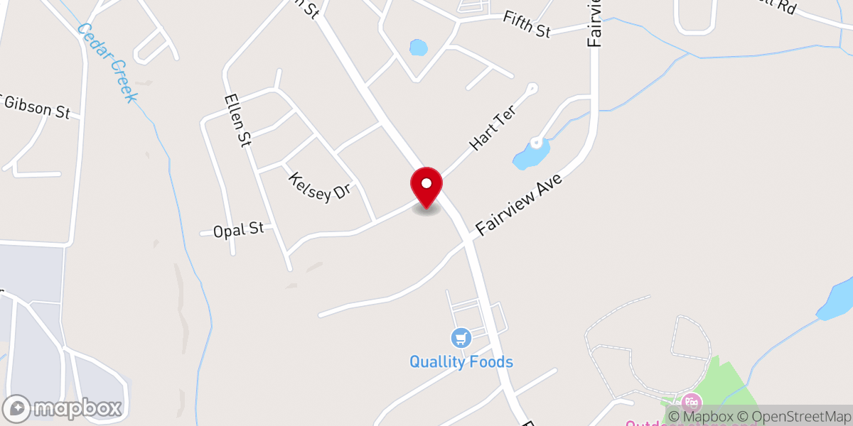 Map showing location of Impact Church