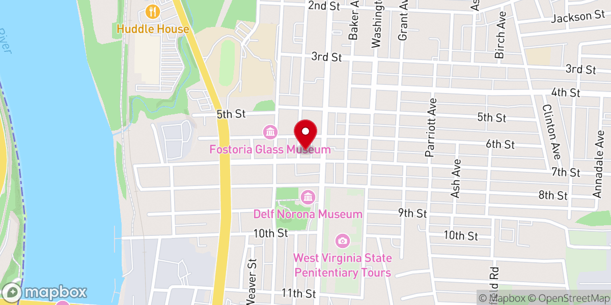 Map showing location of Simpson United Methodist Church