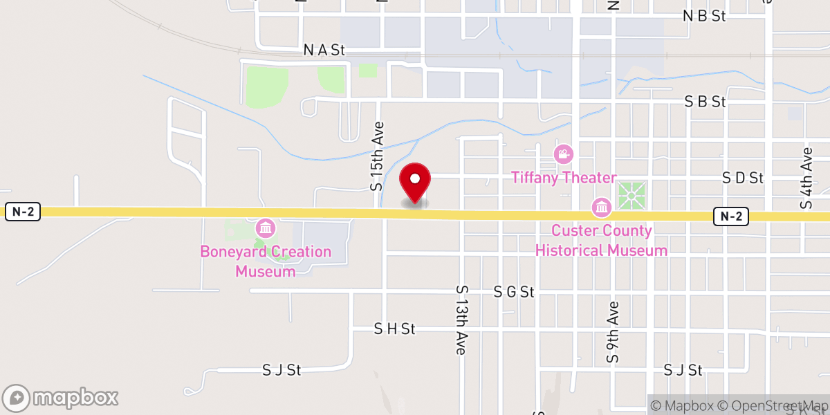 Map showing location of St Joseph's Catholic Church