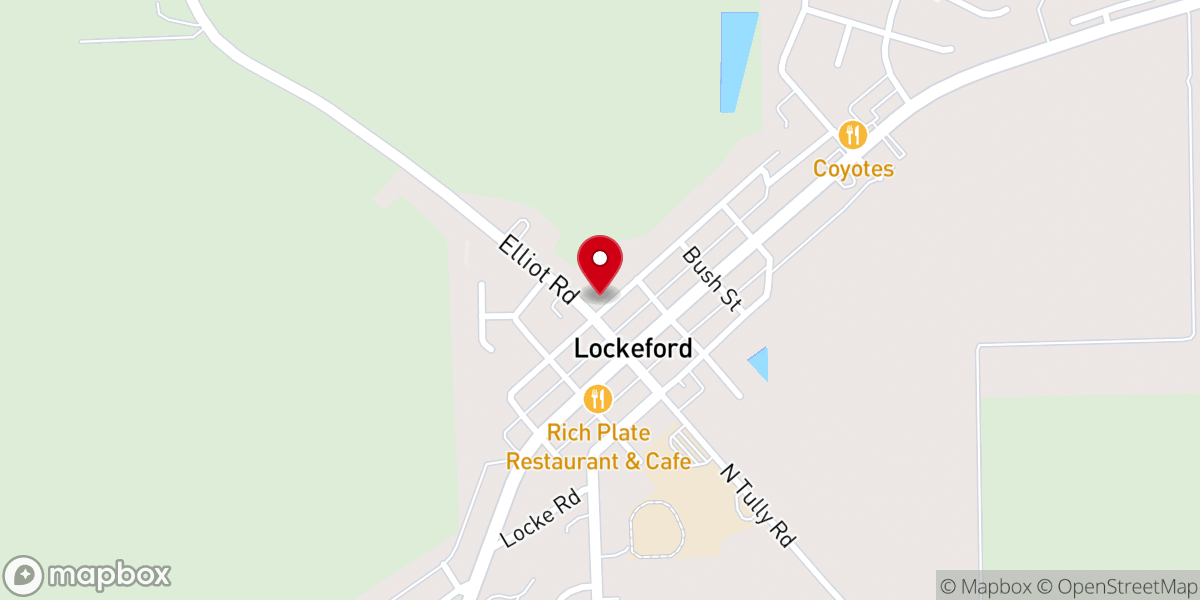 Map showing location of Seventh-day Adventist Church