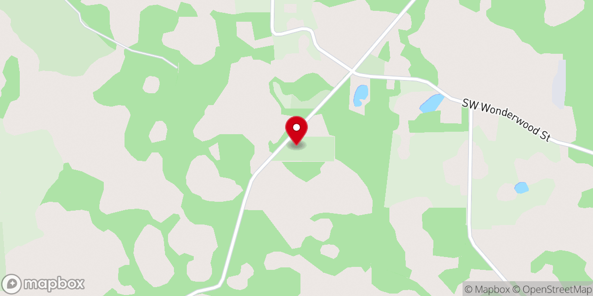 Map showing location of Fellowship Primitive Baptist Church Cemetry