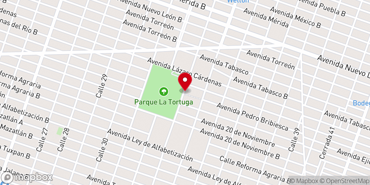Map showing location of Auditorio Templo Aposento Alto