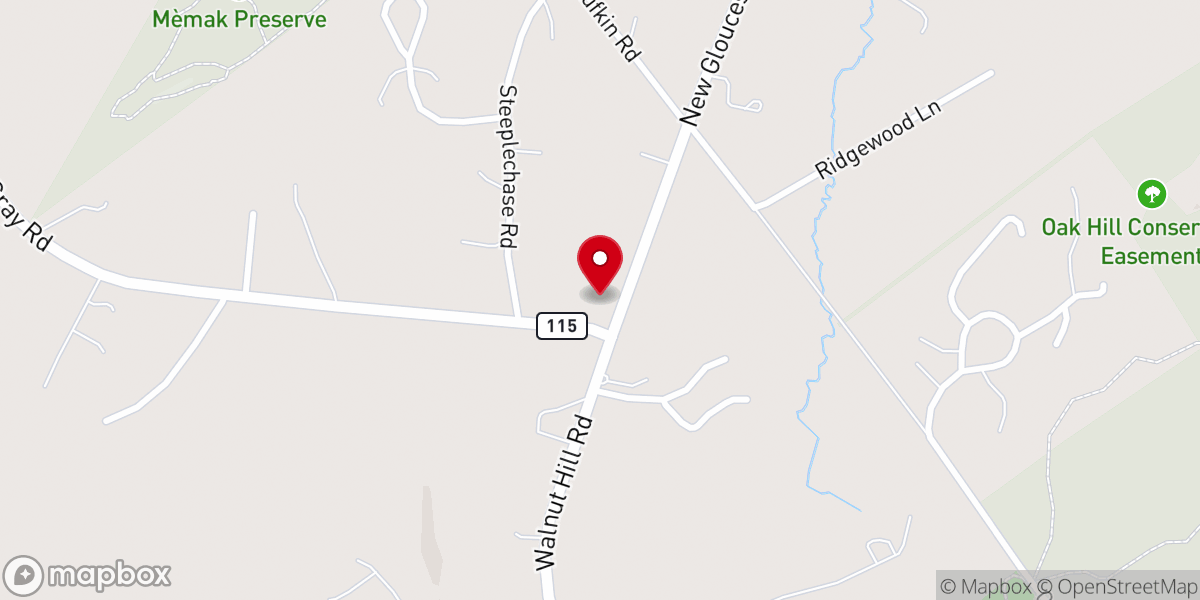 Map showing location of North Yarmouth Congregational Church UCC