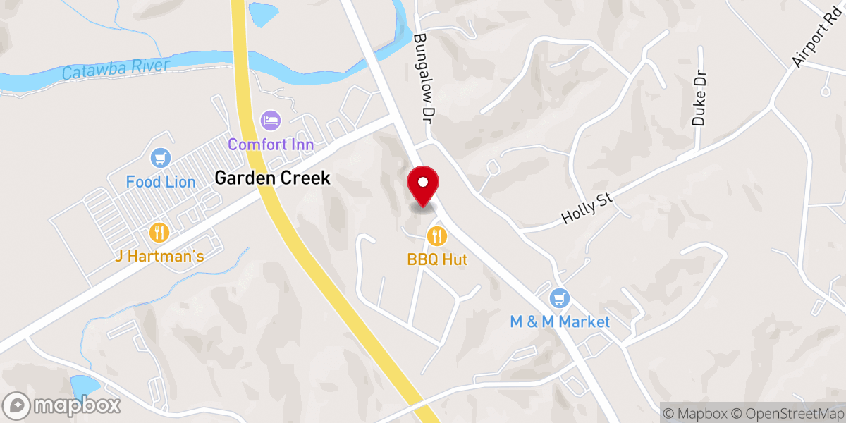 Map showing location of Highway 70 Church of Christ