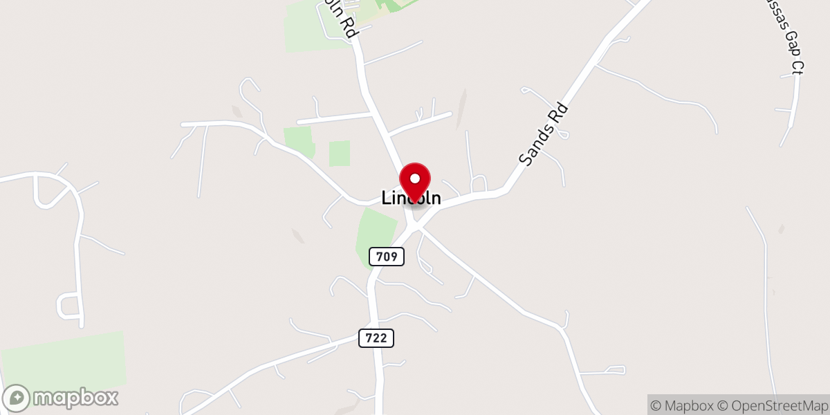 Map showing location of Goose Creek Friends Meeting