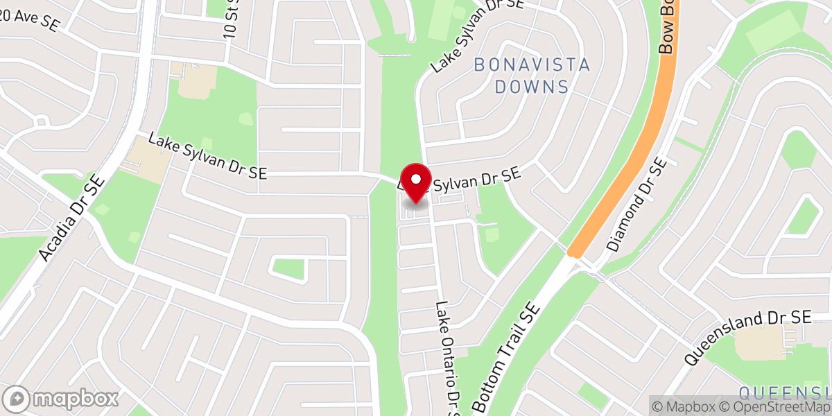 Map showing location of Bonavista Church