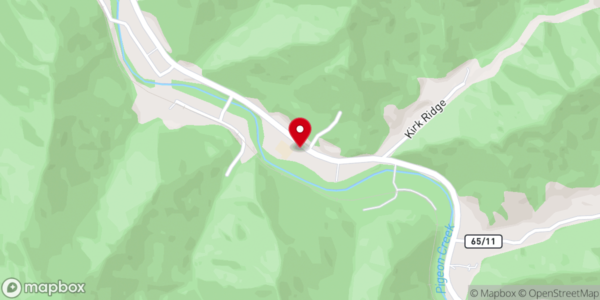 Map showing location of Little Dove Church