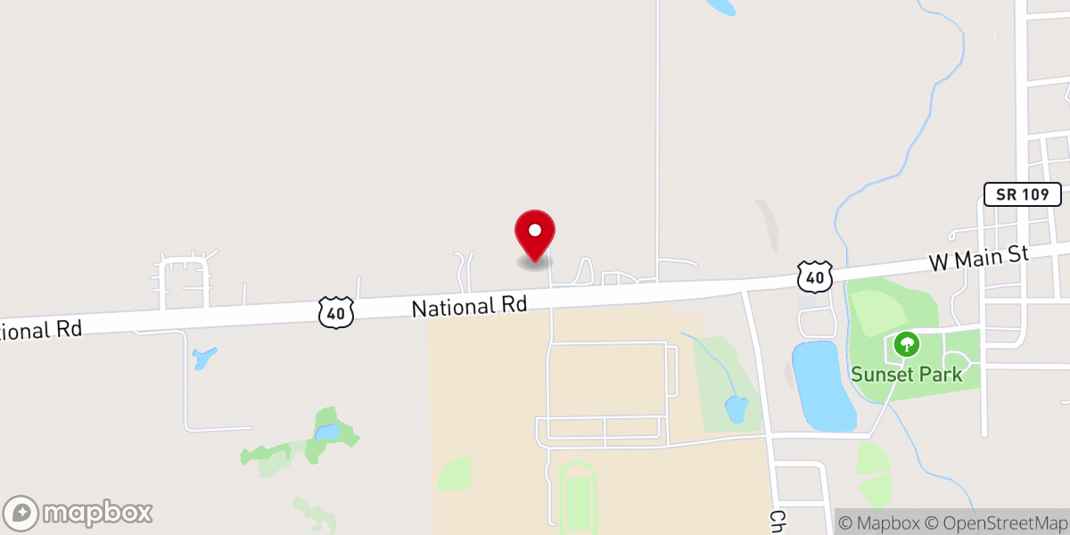 Map showing location of St Rose of Lima Catholic Church