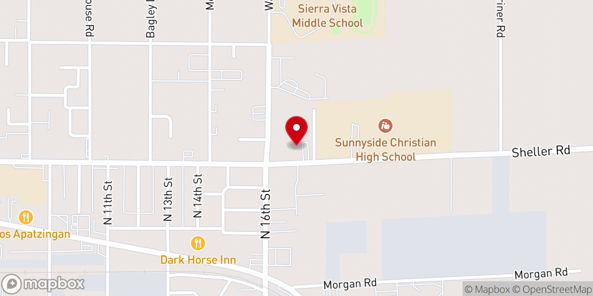 Map showing location of The United Reformed Church of Sunnyside