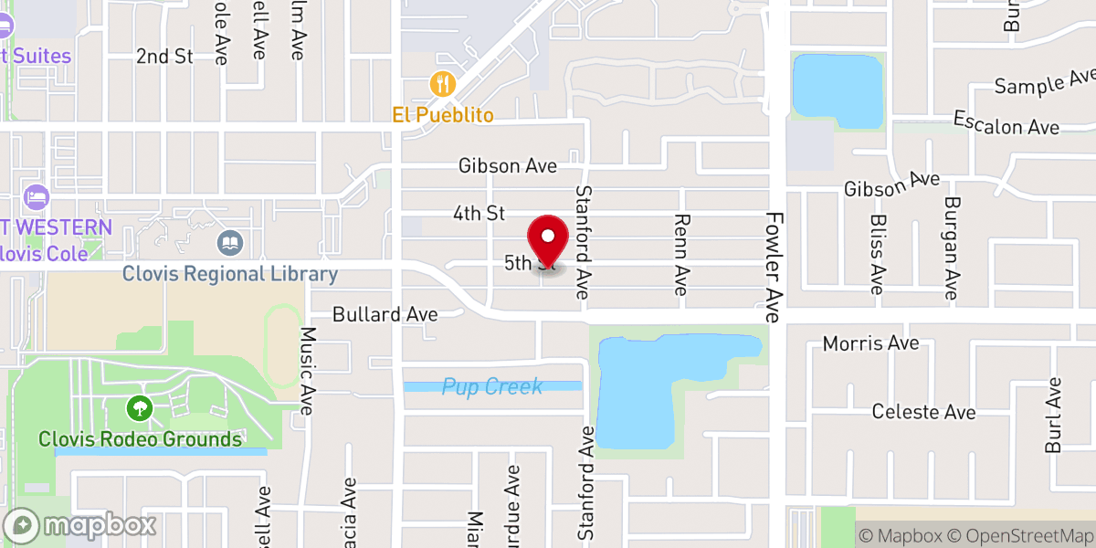 Map showing location of La Iglesia De Tabernaculo