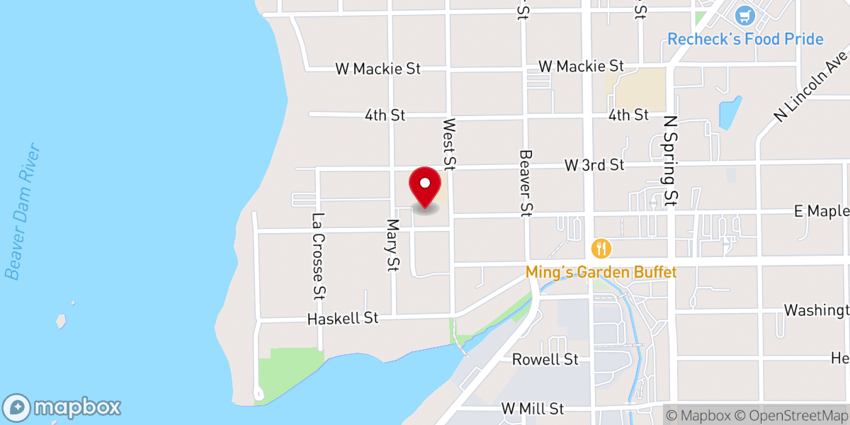 Map showing location of St Stephen's Lutheran Church and School