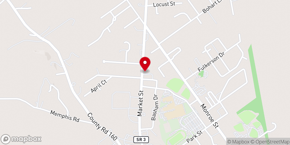 Map showing location of Living Waters House of Prayer