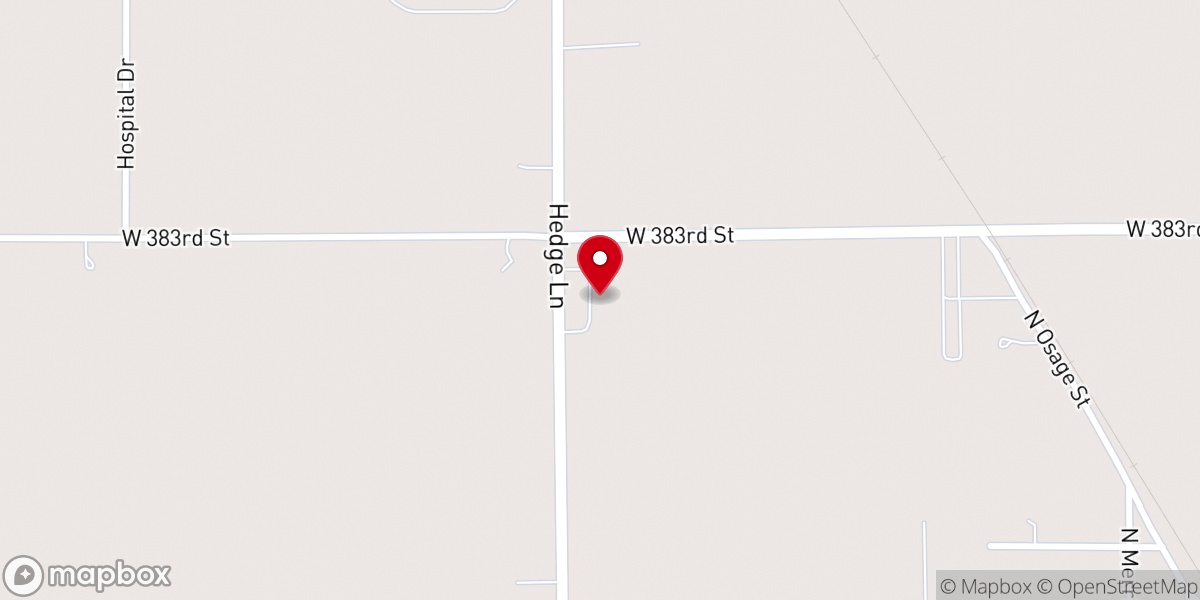 Map showing location of Fontana Christian Church