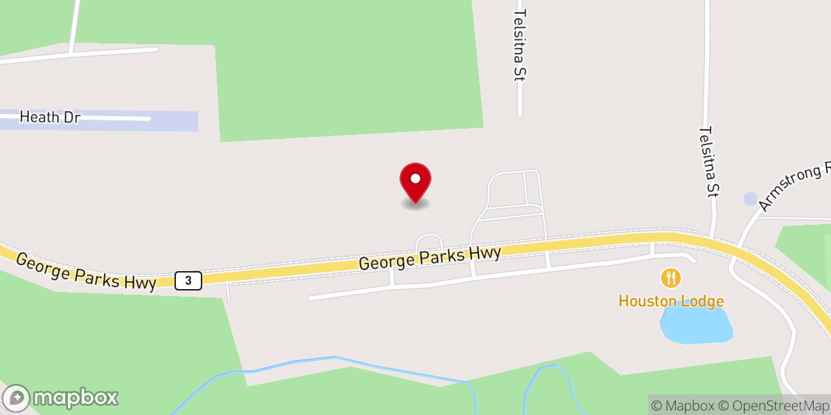 Map showing location of Bible Baptist Church