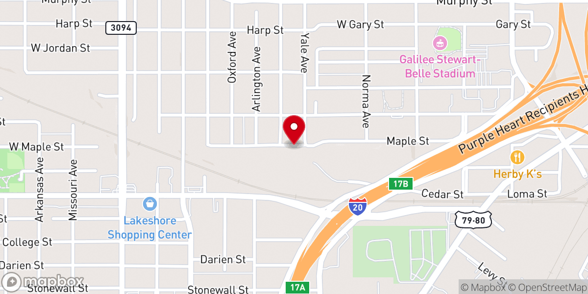 Map showing location of St Mary Baptist Church Inc