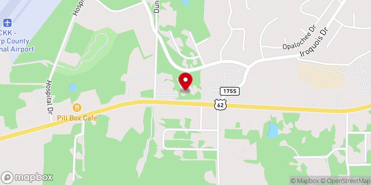 Map showing location of St Michael Church & Rectory Pstr