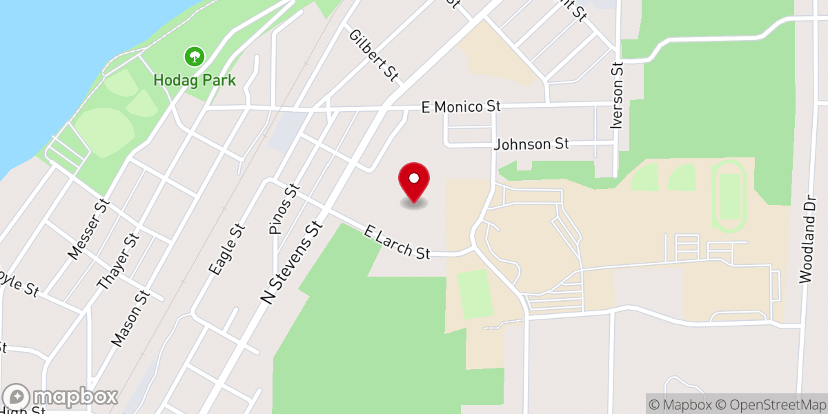Map showing location of First Congregational United Church Of Christ