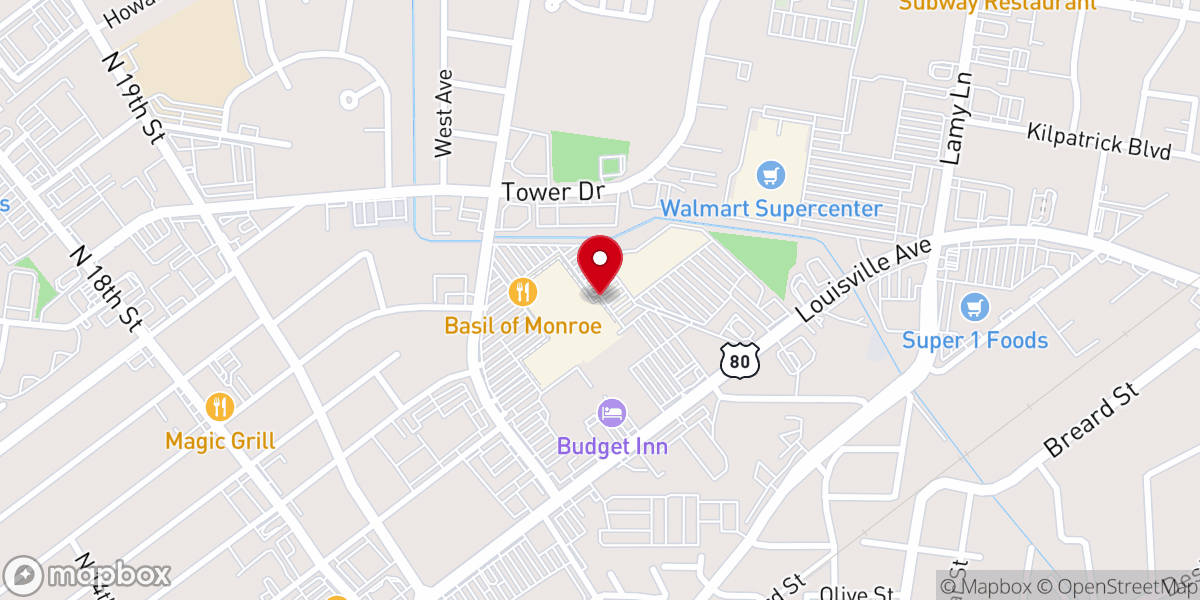 Map showing location of Genesis Church