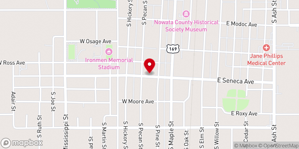Map showing location of His Life Church