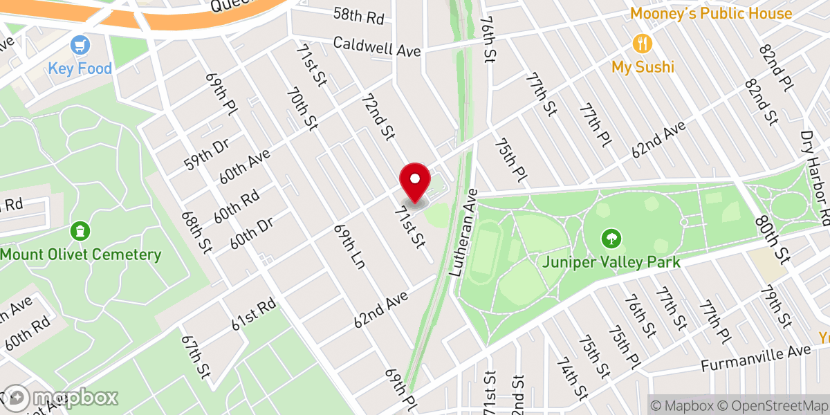 Map showing location of Our Lady of Hope Catholic Academy