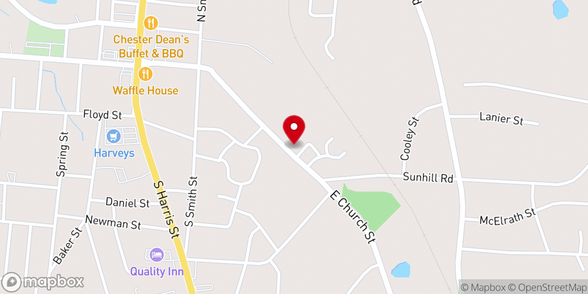 Map showing location of TEMPLE OF PRAISE CONGREGATIONAL HOLINESS CHURCH