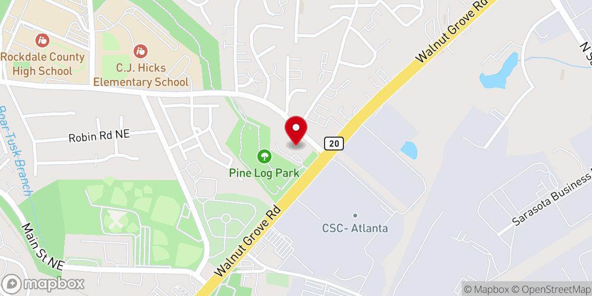 Map showing location of St Simon's Episcopal Church