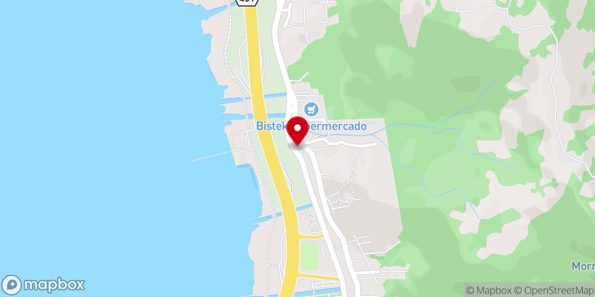 Map showing location of Igreja Batista Pioneira de Florianópolis