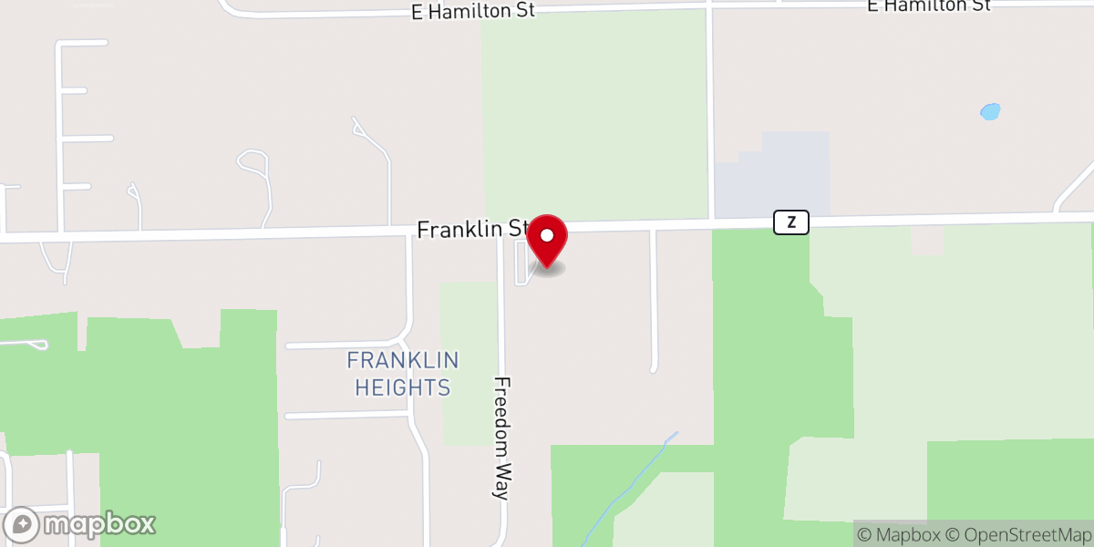 Map showing location of Restoration Church of Wausau