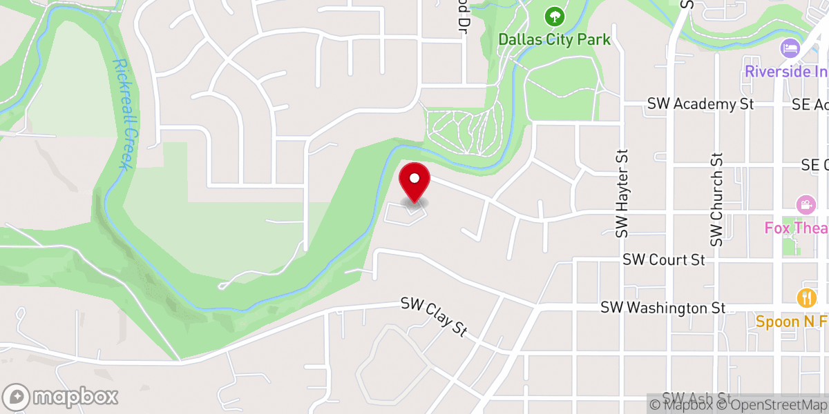 Map showing location of St. Philip Church