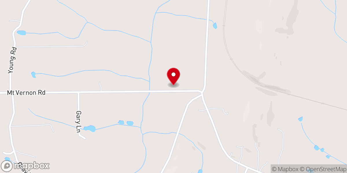 Map showing location of Cohutta Church