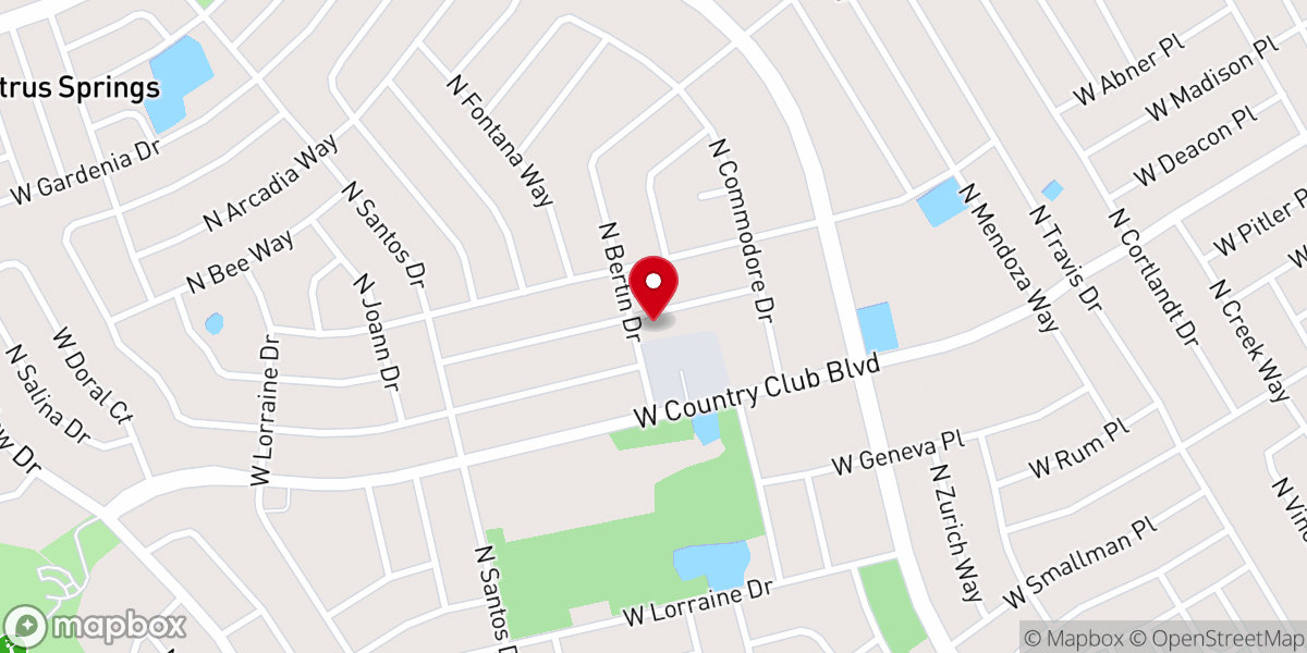 Map showing location of St. Elizabeth Ann Seton