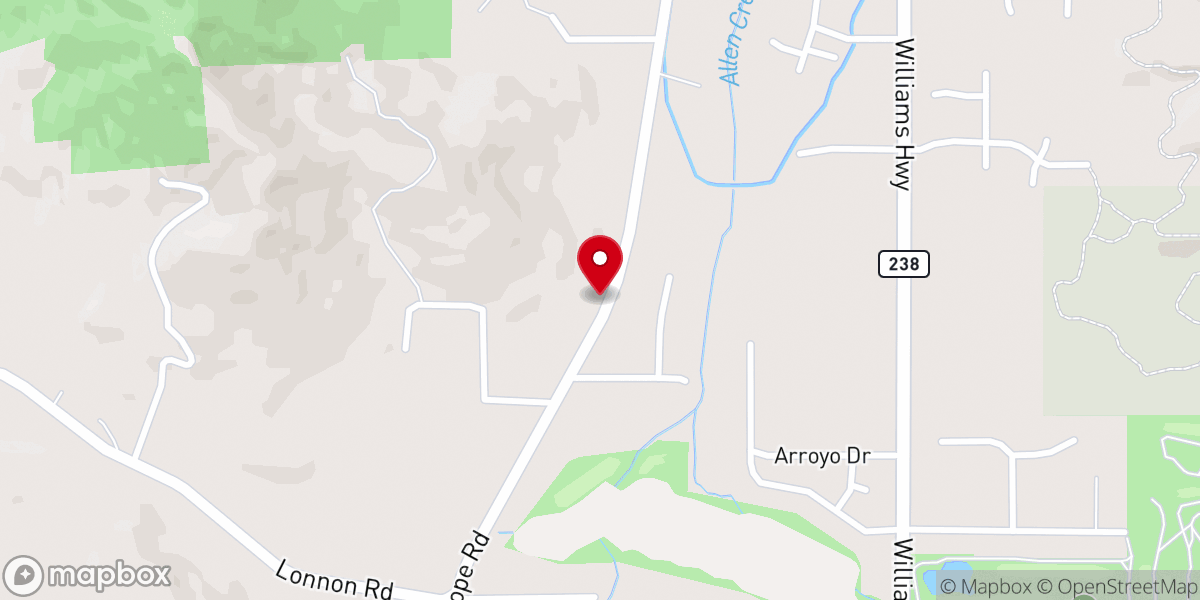 Map showing location of Maranatha Mountain Ministries