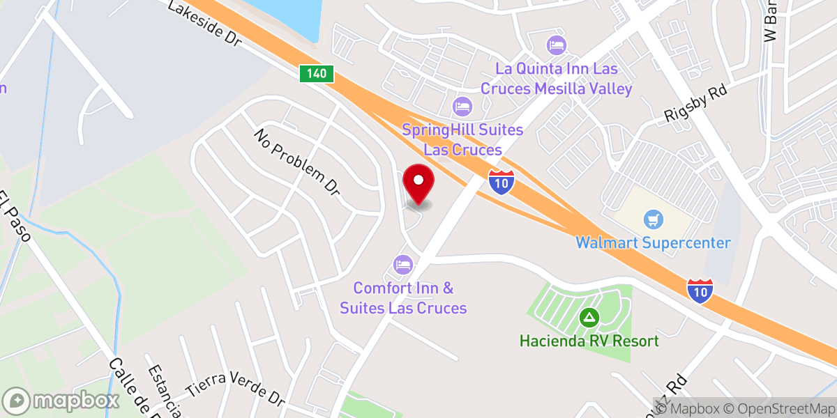 Map showing location of Crossroads Community Church