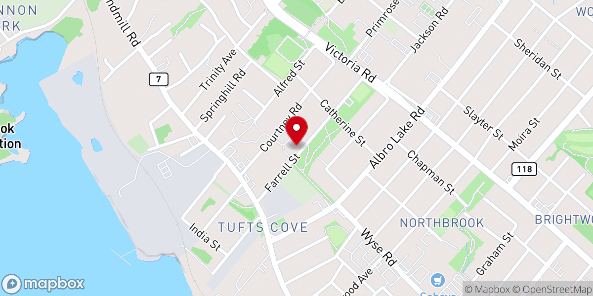 Map showing location of Saint Anthony's Catholic Rectory