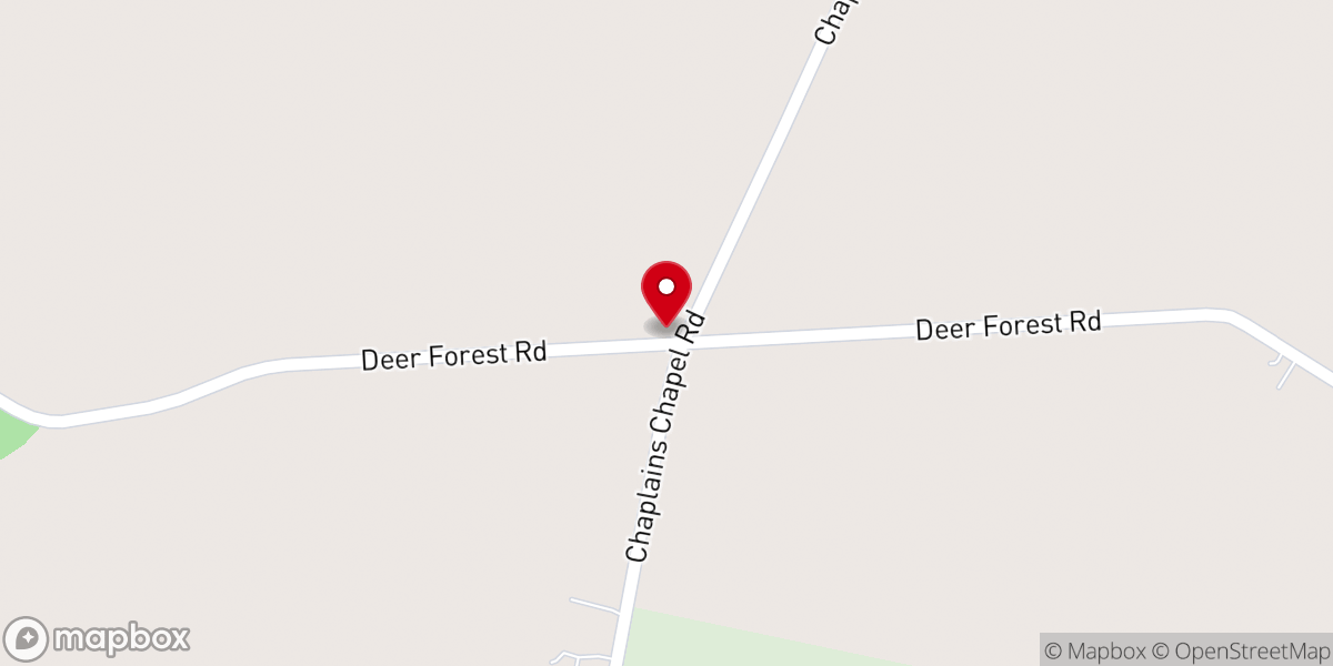 Map showing location of Chaplins Chapel