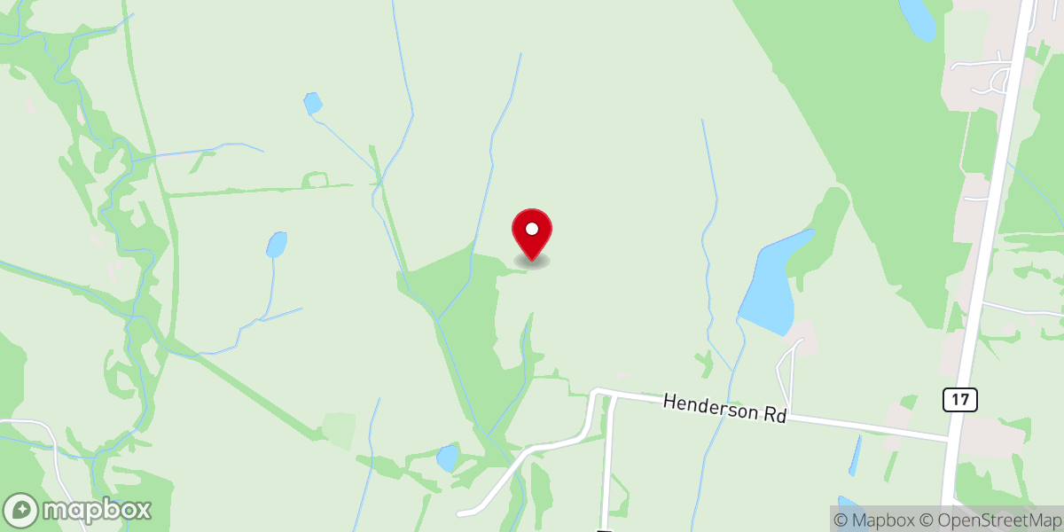 Map showing location of Mount Hermel Church