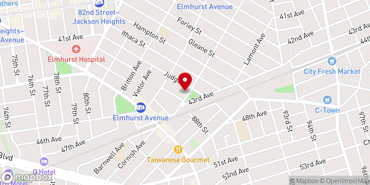 Map showing location of Christian Testimony Church
