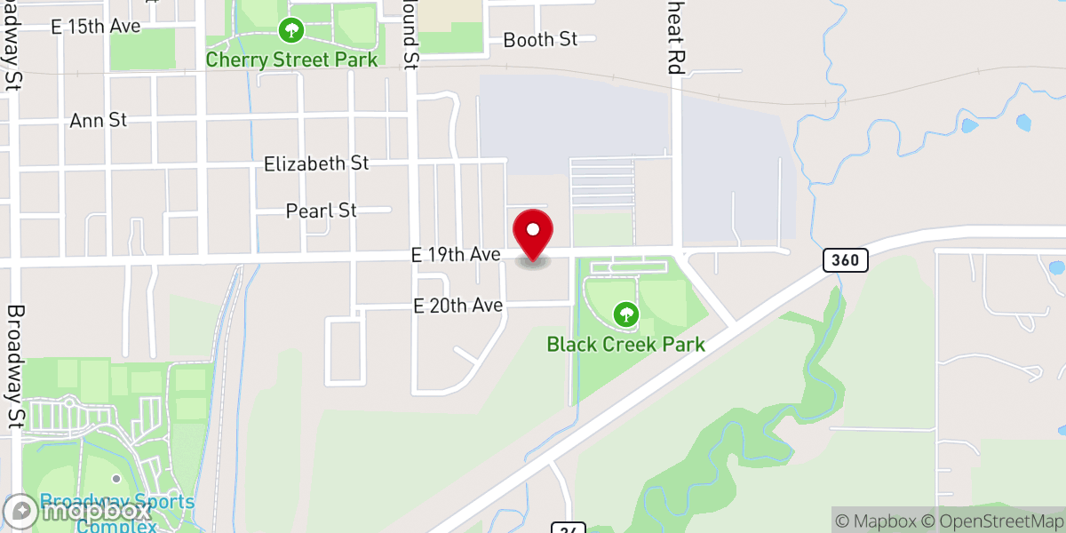 Map showing location of Lao Baptist Mission Church