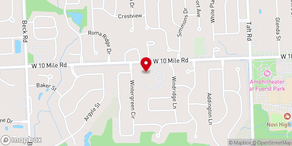 Map showing location of St. James Catholic Church